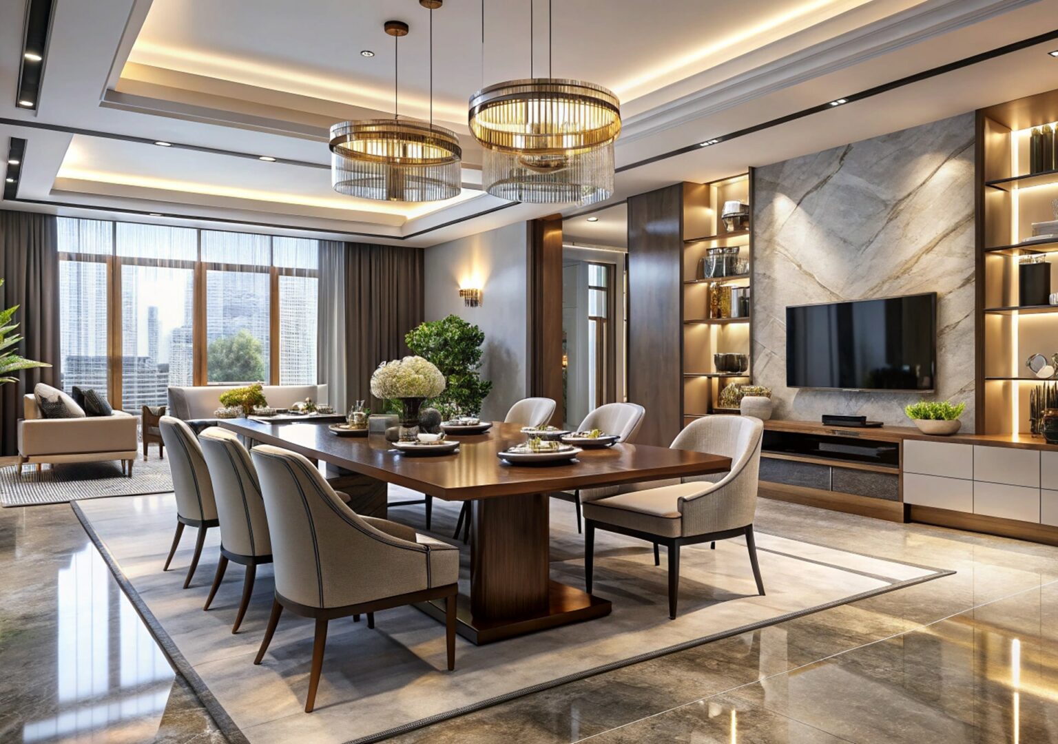 Industrial elegance condo